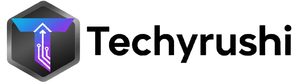 Techyrushi IT services and software company logo